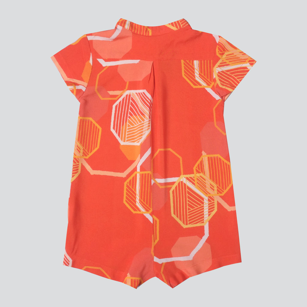 Chubby Chubby Abstract Octagon Romper